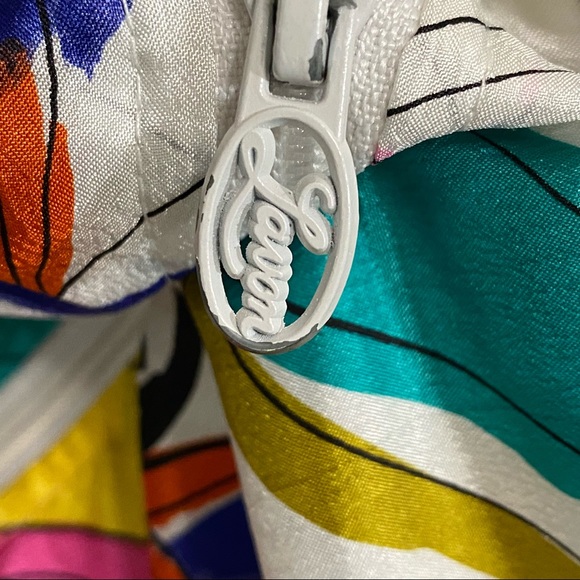 Vintage LAVON Funky Colorful Windbreaker Zip Up Jacket - Picture 8 of 13